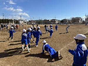１月22日　１年生「クラス遊び」