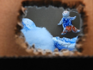 図工　５年生「のぞいてみると」