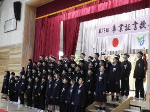 第７９回卒業証書授与式