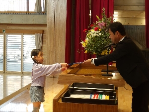 令和７年度　修了式