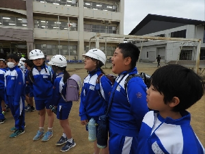 あいさつ運動２，５年生