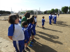 あいさつ運動３，６年生