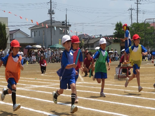 赤白対抗リレー