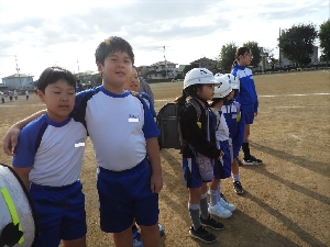 あいさつ運動　２・５年生