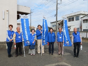 あいさつ運動（民生委員の皆さん）