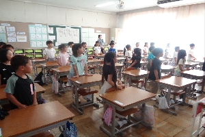 表彰・第２学期始業式