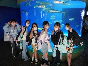 ３年生遠足（茨城県警察本部・アクアワールド茨城県大洗水族館）