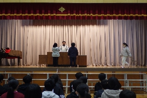 卒業式練習開始