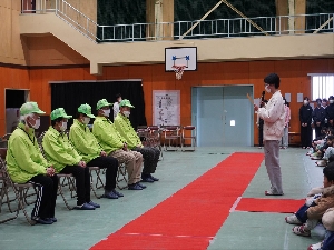 ウォーキングパトロール隊への感謝の集い