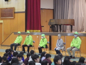 ウォーキングボランティアさんとの対面式