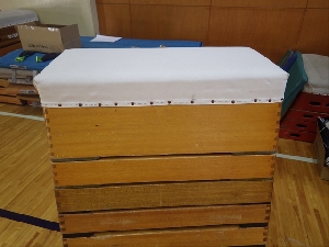 とび箱がきれいになりました！