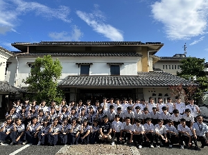 【修学旅行】2日目　タクシー班出発①