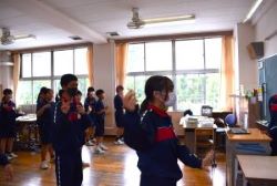 3年生応援合戦ダンス練習