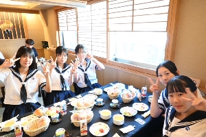 【修学旅行】２日目　朝食　