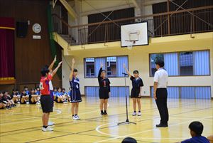 市内新人壮行会