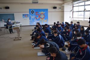 【１年生】栄養教諭による食に関する授業が行われました