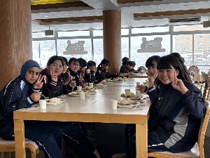 １年生　スキー宿泊学習①