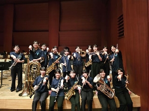 吹奏楽部　市内合同演奏会