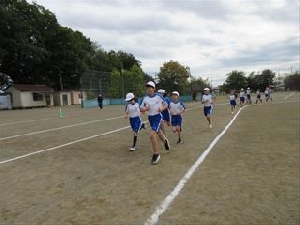 みんなでがんばった走ろう大会／笑顔いっぱい親子ふれあい活動