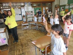 交通安全教室を実施しました。