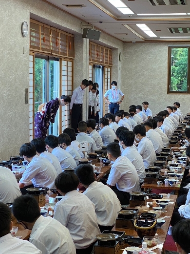 退館式の様子です