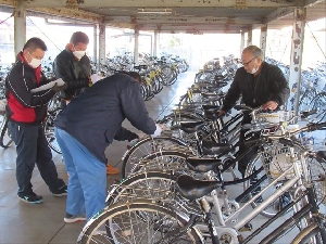 自転車点検実施