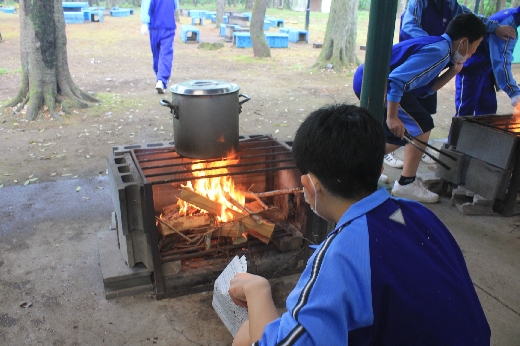 野外炊飯