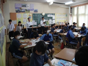県西教育事務所長・人事課長が訪問されました