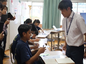 日本語指導加配校訪問が行われました