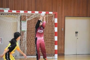 ６／１７　総合体育大会の坂東市大会（女子ハンドボールの部）が行われました