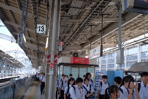 京都駅到着。いざ奈良公園へ！
