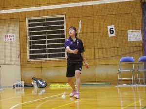 バドミントン県西地区新人合同予選会