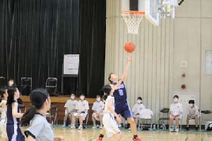 ６／１７、１８　総合体育大会の坂東市大会（女子バスケットボールの部）が行われました