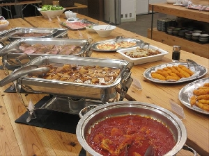 スキー・スノーボード宿泊学習⑯　２日目の夕食