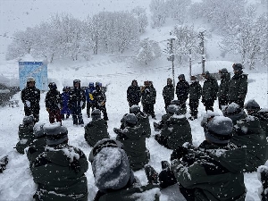 スキー・スノーボード宿泊学習⑲　閉講式