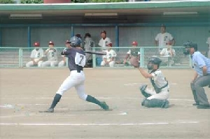 ７／８　総体県西大会（軟式野球の部）が行われました