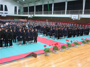 岩井中学校　第48回入学式