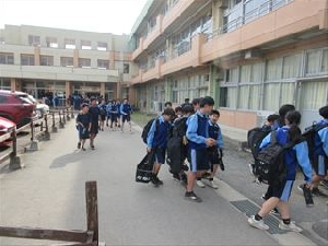 下校の様子