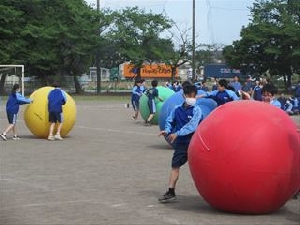体育祭練習（2年生団体）