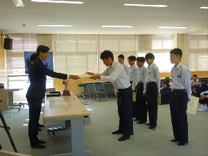 表彰式＆学級委員任命式