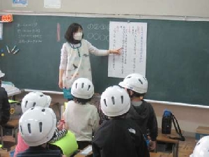 １年生　帰りの会