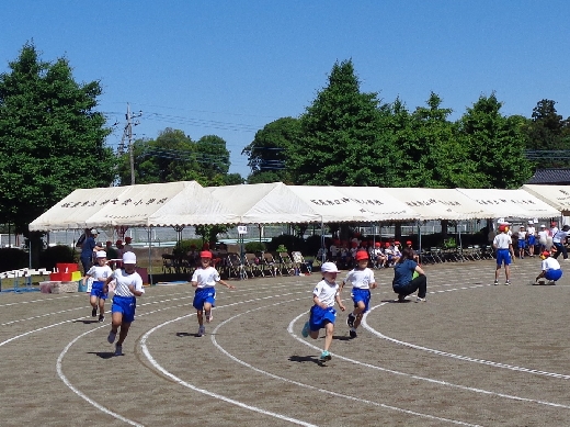 １、２年生・徒競走