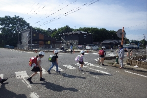 民生委員さんによる「あいさつ・声かけ運動」