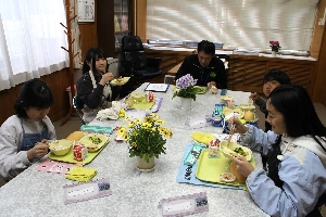 校長先生との昼食会（６年生）②