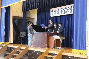 卒業式予行