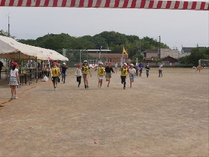 運動会前日準備