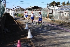 走ろう大会　強風に負けず走り切りました！