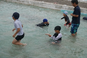 できた！がいっぱい！水泳学習（２年生）