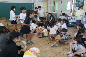 1年生と６年生の交流