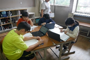 算数の研究授業を行いました（５年生）